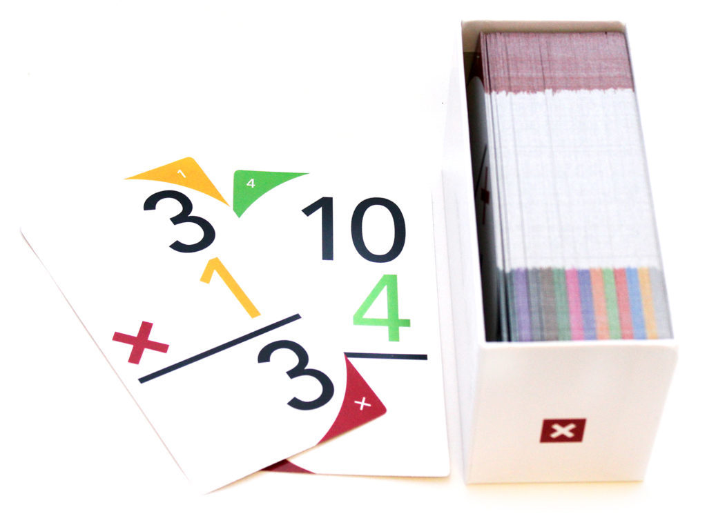 UpSparks Multiplication Flash Cards Open Box